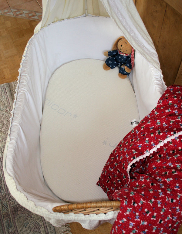 Mattress for cradle, trolley, bassinet 45 x 75 x 5 cm