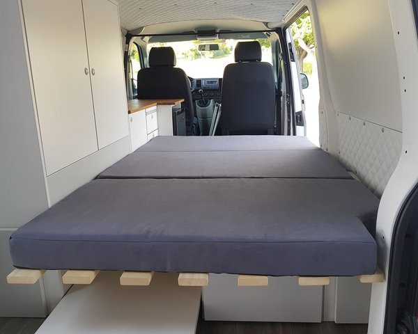 Matratze ComfortCarAir für Camper mit Viscoschaum Höhe 12 cm