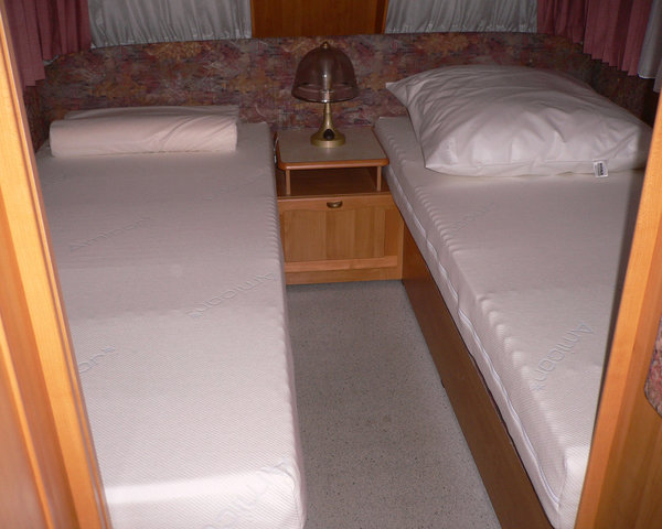 Matratze ComfortCarAir für Camper mit Viscoschaum Höhe 12 cm