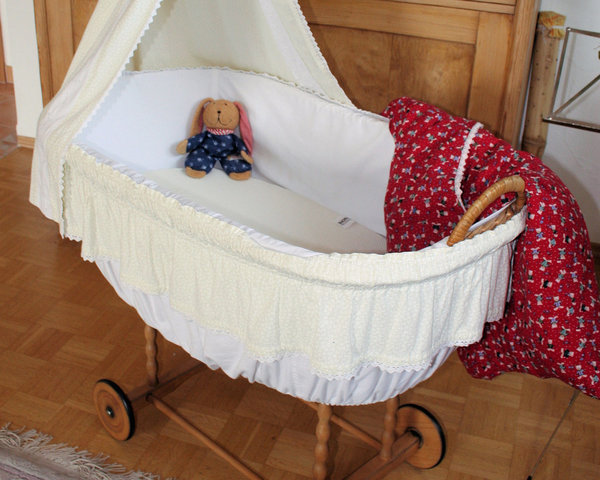 Cover for cradle mattress, handcart, bassinet 45 x 75 x 5 cm