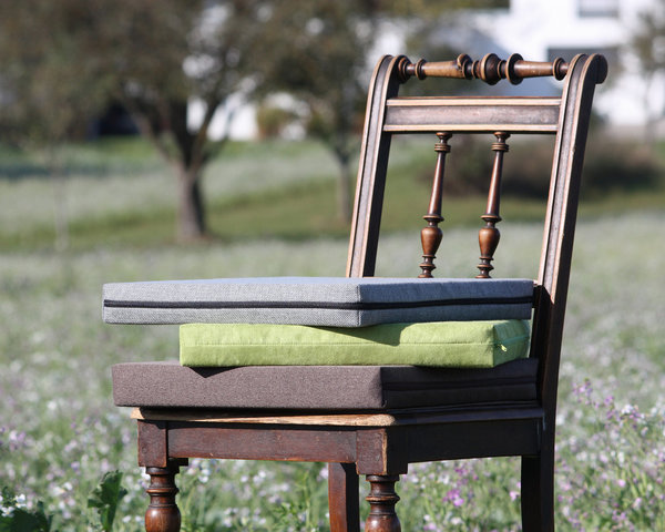 Rollstuhlkissen, Sitzkissen aus Standardschaum 5 cm mit Bezug aus Jersey, Teflon Silk, Bellini, PU