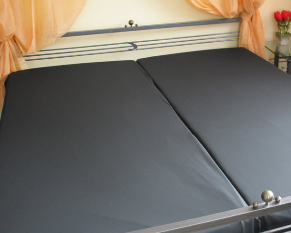 2. Wahl Spannbetttuch aus PU/Vollschutz weiß 140 x 200 x 12 cm