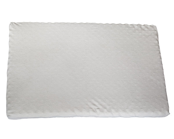 2. Wahl Bezug für Matratzenauflage aus Frottee weiß 80 x 100 cm