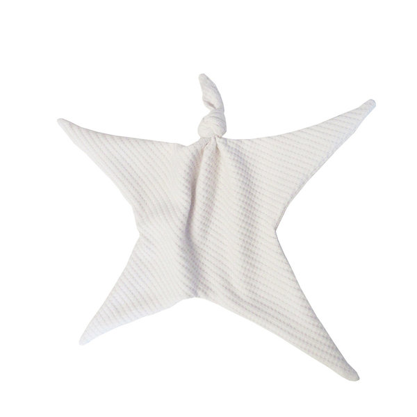 Cuddle cloth star from waffle piqué