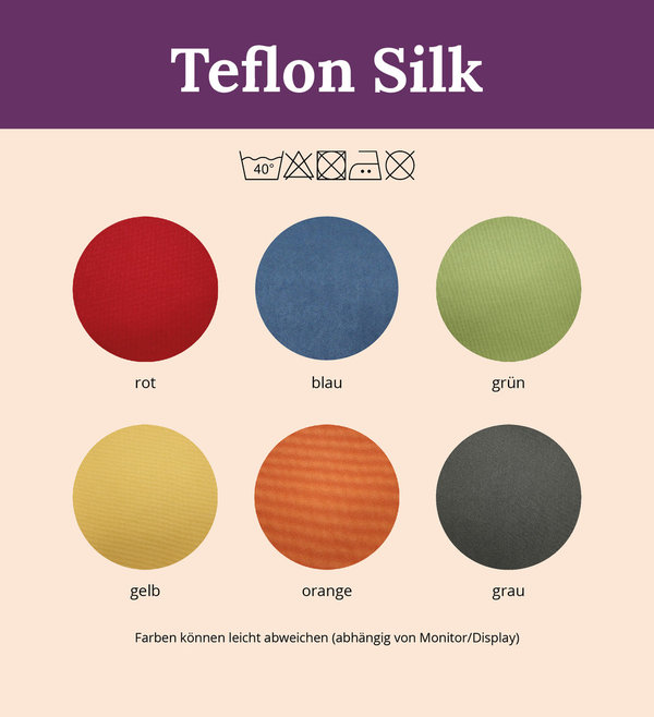 Polster für Rückenlehne aus Teflon Silk für Bierbankgarnitur